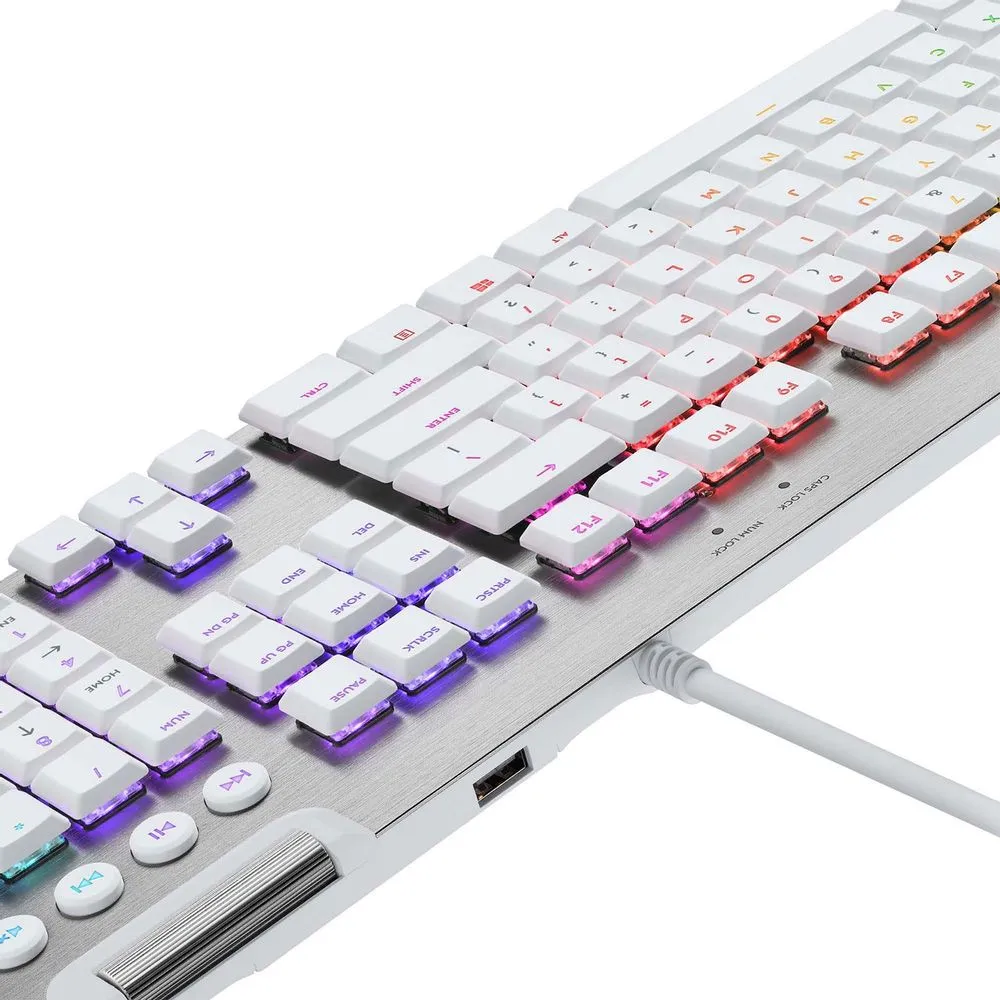 TECLADO LOGITECH G815 TACTILE LIGHTSYNC RGB WHITE - vista alternativa